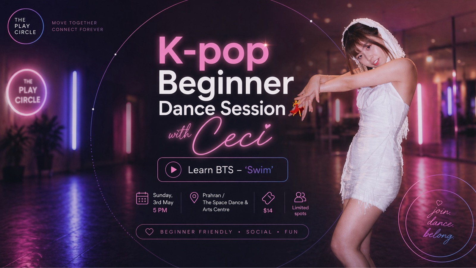 Kpop Dance Session with Ceci 💃