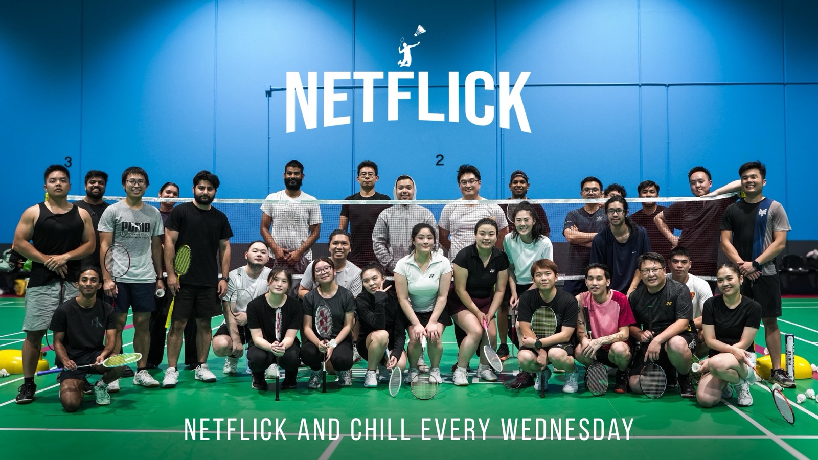 Netflick Badminton Wednesday Night Socialver